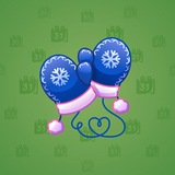 Snow Mittens #23376