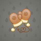 Snow Mittens #23388