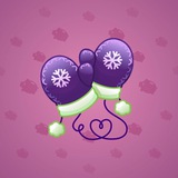 Snow Mittens #23416