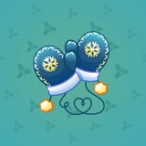 Snow Mittens #23481