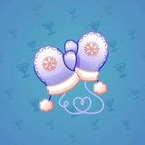 Snow Mittens #23564