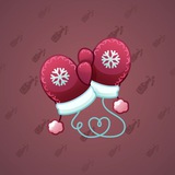 Snow Mittens #23605