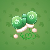 Snow Mittens #23609