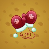 Snow Mittens #23677