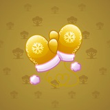 Snow Mittens #23687