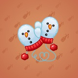 Snow Mittens #23739