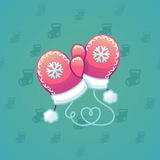 Snow Mittens #2389 Snow Mittens #2389