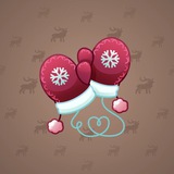 Snow Mittens #23966