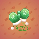 Snow Mittens #24008
