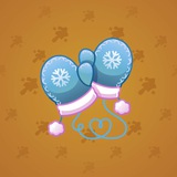 Snow Mittens #24107