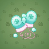 Snow Mittens #24317
