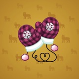 Snow Mittens #24404