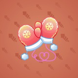 Snow Mittens #2441 Snow Mittens #2441