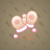 Snow Mittens #24424