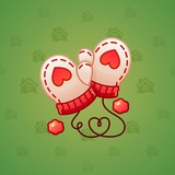 Snow Mittens #24518