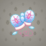 Snow Mittens #2452