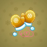 Snow Mittens #24527