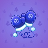 Snow Mittens #24536