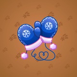 Snow Mittens #24542