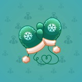 Snow Mittens #24592