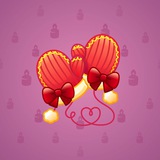 Snow Mittens #2464