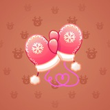 Snow Mittens #24646