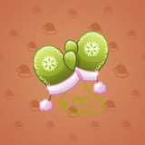 Snow Mittens #2470