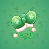 Snow Mittens #24736