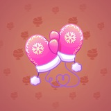 Snow Mittens #24787