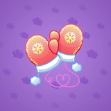 Snow Mittens #24947