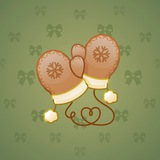Snow Mittens #2508