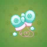 Snow Mittens #251