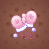 Snow Mittens #25114