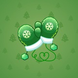 Snow Mittens #25119