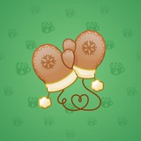 Snow Mittens #25165