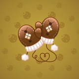 Snow Mittens #25192