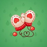 Snow Mittens #25288