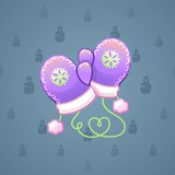 Snow Mittens #25312
