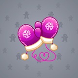Snow Mittens #25386
