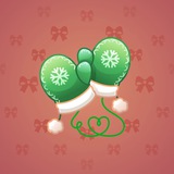 Snow Mittens #25402