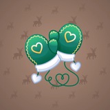Snow Mittens #25468