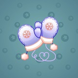 Snow Mittens #25488