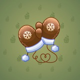 Snow Mittens #25601
