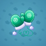 Snow Mittens #2562 Snow Mittens #2562
