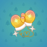 Snow Mittens #25669