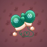 Snow Mittens #25748