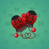 Snow Mittens #25818