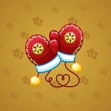 Snow Mittens #2589