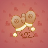 Snow Mittens #2665
