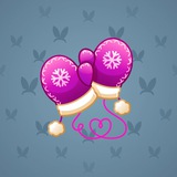 Snow Mittens #2762